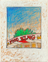 10 Tower Prints mounted on cardboard-