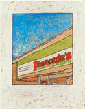 10 Tower Prints mounted on cardboard-