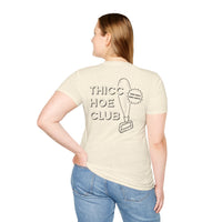 THC Thicc Hoe Club Unisex T-Shirt: Fun Graphic Tee, Comfortable Casual Shirt for Friends, Humor Gift, Streetwear, Party Wear