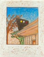 10 Tower Prints mounted on cardboard-
