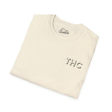 THC Thicc Hoe Club Unisex T-Shirt: Fun Graphic Tee, Comfortable Casual Shirt for Friends, Humor Gift, Streetwear, Party Wear