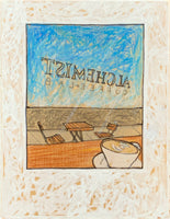 10 Tower Prints mounted on cardboard-