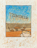 10 Tower Prints mounted on cardboard-