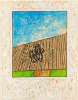 10 Tower Prints mounted on cardboard-