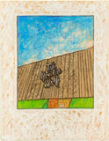 10 Tower Prints mounted on cardboard-