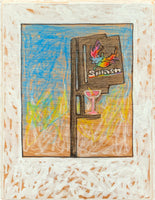 10 Tower Prints mounted on cardboard-