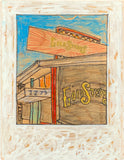 10 Tower Prints mounted on cardboard-